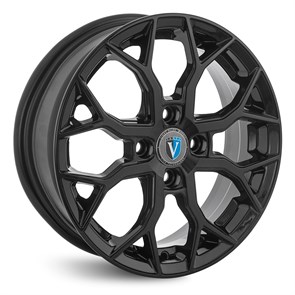 VENTI  1519 V  6\R15 4*100 ET46  d60,1  Черный  [V1519-615-601-4x100-46BL]  Fb max 500 kg 101107405015
